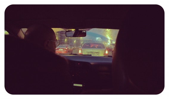 moverse en taxi por Moscú, en Rusia